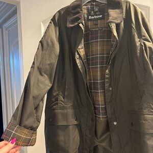 Barbour Women’s Olive Jacket Size 12
